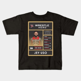 wwe card jey uso Kids T-Shirt